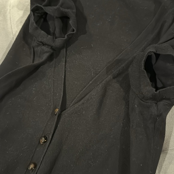 J Crew 100% Cotton Short Cap Buttoned Sleeve Cardigan Layer XS - Picture 3 of 5